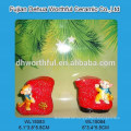 Affe Serie Weihnachten Haus Ornament mit Baum Figur